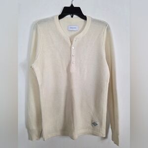 Ovadia & Sons Zack Waffle Merino Wool Henley M